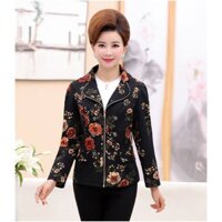 [XẢ HÀNG] Áo khoác 2 lớp nữ trung niên vừa ấm vừa đẹp mã Ak66