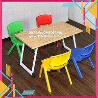 XÃ HÀNG -  Bàn học sinh chân gấp gỗ cao su