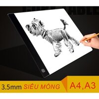 [XẢ HÀNG] Bảng vẽ LED A4 chỉnh sáng  tập vẽ SIÊU TIỆN LỢI