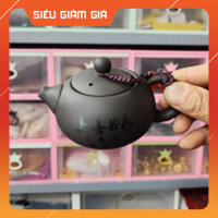 (XẢ HÀNG BÓM TẤN ) Ấm trà độc ẩm tây thi hắc sa vận sự hưng 150ml