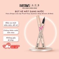 [Xả Hàng] Bút kẻ mắt dạng nước Fairy Drops Line Up Proof Foxy Eyeliner Deep Brown (0.6ml)