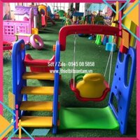 XÃ HÀNG -  Cầu trượt con voi - đồ chơi ngoài trời mầm non