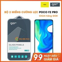 [XẢ HÀNG] Cường lực POCO F2 Pro chính hãng Gor trong suốt bộ 2 chiếc