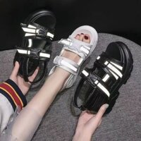 (Xả Hàng Đón 2020). Sandal đế cao dạ quang thời trang hót mới : 2021  * ' . ' & ₑ