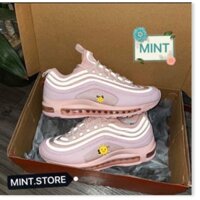 Xả hàng giá rẻ -  (Video cận cảnh) Giày thể thao sneakers am97 hồng phấn _