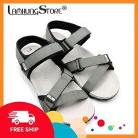 [XẢ HÀNG] Giày Sandal Nam | Sandal Nam Quai Ngang SDH102 - Xám