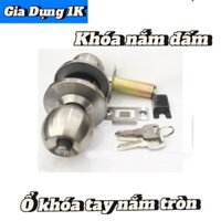 [XẢ HÀNG] Ổ KHOÁ TAY NẮM TRÒN, KHÓA NẮM ĐẤM ( Khóa cửa phòng , khóa nhà vệ sinh ) Inox