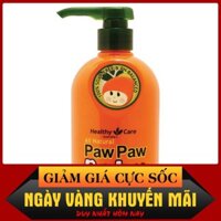XẢ HÀNG Sữa tắm gội cho bé - Healthy Care All Natural Paw Paw Baby 500ml xách tay ÚC $$$