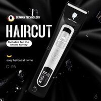 🇻🇳[XẢ HÀNG] Tông đơ cắt tóc thương hiệu Smith chu C95 lưỡi gốm titan pin lithium 2200mah mặt đèn led hiển thị pin