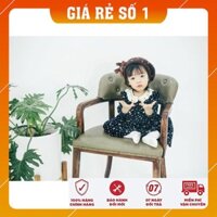 [Xả Hàng] VML_XXHN - Váy xoè xanh hoa nhí - Đồ handmade - The Bunny