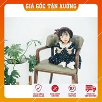 [Xả Hàng] VML_XXHN - Váy xoè xanh hoa nhí - Đồ handmade - The Bunny