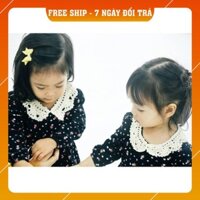 [Xả Hàng] VML_XXHN - Váy xoè xanh hoa nhí - Đồ handmade - The Bunny