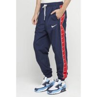 Xả [HÀNG_CHÍNH_HÃNG] QUẦN DÀI NIKE SWOOSH TAPED SWOOSH WOVEN - XANH NAVY