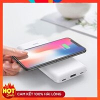 Xả hết-   [Hàng Chính Hãng] Sạc Dự Phòng Tích Hợp Để Sạc Không Dây Hoco J50 10000mAh