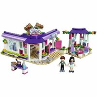 XẢ HẾT HÀNG - Lắp ráp kiểu lego friends - 01065 tiệm cafe nghệ thuật của Emma