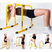 Xà kép mini, Parallettes, khung chống đẩy, làm bằng thép chắc chắn, sơn tĩnh điện, dùng tập thể dục