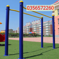 Xà kép ngoài trời mã XKCV04| Dụng cụ tập luyện thể dục thể thao| 3 người tập| THIẾT BỊ TRƯỜNG HỌC LAN HƯƠNG