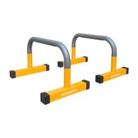 Xà kép Parallettes Crop cao 35cm, Pocorrys PACS-10, Màu ghi chân vàng