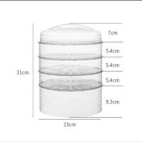 [xả kho 500 đơn] Lồng bàn đậy thức ăn 5 tầng việt nhật  [free ship]