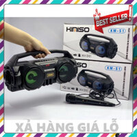 XẢ KHO ♒︎ Loa Kẹo Kéo Karaoke KIMISO (KM-S1) Bluetooth 4.1- Tiện lợi - Âm to - Cực đã - Loa bluetooth không dây giá rẻ -