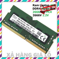 XẢ KHO ♒︎ Ram 4GB DDR4 Hynix Bus 2666Mhz PC4 2666V 1.2V Dùng Cho Laptop  Máy Tính Xách Tay