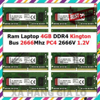 XẢ KHO ♒︎ Ram 4GB DDR4 Kingston Bus 2666Mhz PC4 2666V 1.2V Dùng Cho Laptop  Máy Tính Xách Tay
