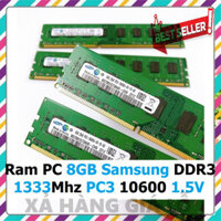 XẢ KHO ♒︎ Ram 8GB DDR3 ( Samsung ) Bus 1333Mhz PC3 10600 1.5V Dùng Cho Máy Tính Để Bàn PC Desktop  - Bảo hành 12 tháng 1