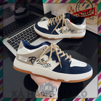 XẢ KHO ♒︎ v Giày Thể Thao Nam Sườn Phối Chữ Thắt Dây Thừng Siêu Đẹp mã H107 Thời Trang Dễ Phối Đồ