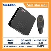 Xả Kho Android Tivi Box Magicsee N5 Max Chip S905X3 Ram 4GB Bộ nhớ 32GB Phiên Bản New Xả Kho