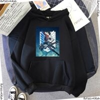 [Xả kho ]Áo hoodie Attack On Titan Levi dài tay đẹp siêu ngầu giá rẻ nhất