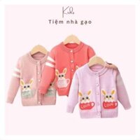 [XẢ KHO] Áo khoác len cho bé trai bé gái 7 - 14kg chất liệu dày dặn, mềm mại, ấm áp nhiều họa tiết đáng yêu A6