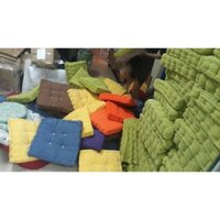 [Xả kho bán như cho]Nệm bệt bọc vải nỉ nhung cao cấp hình tròn, hình vuông- đệm lót ghế- gối tựa lưng- nệm ngồi bệt