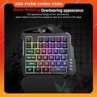 Xả Kho- Bàn Phím Bán Cơ 1 Tay Free Wolf K13 Gaming Bàn Phím Cho PUBG OW LOL 35 Phím -DC3442
