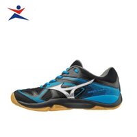 XẢ KHO BÁN RẺ Giày cầu lông Mizuno WAVE SMASH 71GA196003 dành cho nam màu đen phối xanh