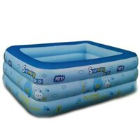 (XẢ KHO) Bể Phao Bơi 3 Tầng Cho Bé 180x135x55cm