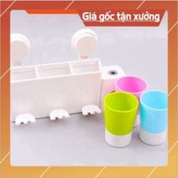 [XẢ KHO]   Bộ nhả kem đánh răng tự động 3 cốc cao cấp