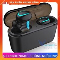 Xả Kho- (CAO CẤP) Tai Nghe Bluetooth Không Dây HBQ- Q32 - Chống Nước IPX5 - Nghe 60h - Tích Hợp Micro - Tự Động Kết Nối