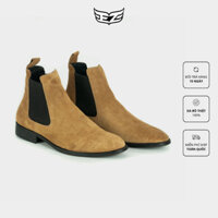 [Xả Kho Cắt Mẫu] - Chelsea Boots Da Lộn Mềm Mại Cao Cấp - Boots Da Lộn Vàng - Chelsea Vintage - EZ Brand