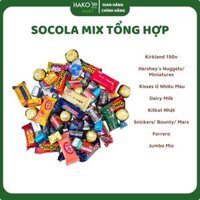 [XẢ KHO CHẠM ĐÁY] Gói 500G Socola Mix Và Kẹo Dẻo Trái Cây Tổng Hợp Nhiều Vị
