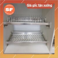 [Xả Kho] Chính Hãng Giá Để Bát Đĩa Tủ Bếp INOX 304 Cao Cấp 2 tầng (Lắp Đặt Tận Nơi)