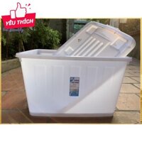 [xả kho] combo 3  thùng 75L +55L+30L sẵn hàng  nhựa đục trong suốt,.thùng nhựa đục bền đẹp bán chạy [ số lượng có hạn ]