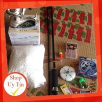 [Xả Kho] Combo bộ cần câu cá shimano đặc 2 khúc với máy kfb yolo 6000 và phụ kiện đi kèm
