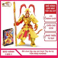 [XẢ KHO] Đồ chơi lắp ráp mô hình tôn ngộ không tây du ký, thần chiến tranh cao 32 cm siêu đẹp, siêu rẻ
