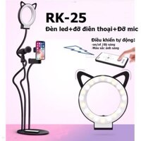 xả kho Giá rẻ BÁN LỖ> Giá đỡ Livestream 3 trong 1 Auto flash light có điều khiển