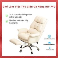[XẢ KHO GIÁ RẺ] Ghế Sofa Lười Da PU Thiết Kế Công Thái Học Đệm Siêu Êm, Ghế Văn Phòng Ngả Lưng Gác Chân Đa Năng