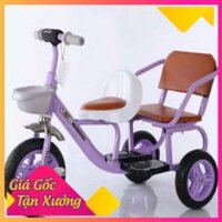 [xả kho Giá Sỉ] XE ĐẠP XÍCH LÔ TRẺ EM , xe đạp xích lô 2 chỗ ngồi cho bé