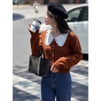 [XẢ KHO GIÁ SỐC] ÁO LEN CỔ LÁ THANH LỊCH DỄ THƯƠNG (LOẠI 1 QC)
