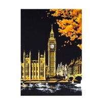 Xả Kho Giá Sốc Tranh cạo ánh sáng các công trình kiến trúc khổ A3 - 1-Tháp BigBen