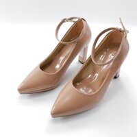 Xả Kho- GIao Mẫu Ngẫu Nhiên.Giày Cao Gót Nữ Da Bóng Chính Hãng 2Tfashionfeet, Mũi Nhọn , Đế Đúp 9 Phân,