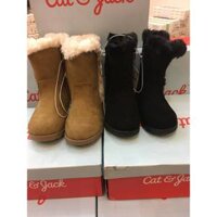 [XẢ KHO] Giày Boot Bánh Mỳ Cổ Lông - Đôi Bốt Lông Cat Jack Cho Bé Xinh Xắn